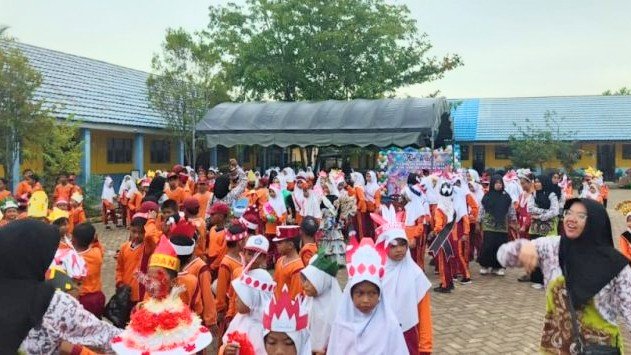 Kemeriahan Hari Jadi Ke-70 SDN 1 Batuah, Diramaikan Beragam Lomba Menarik
