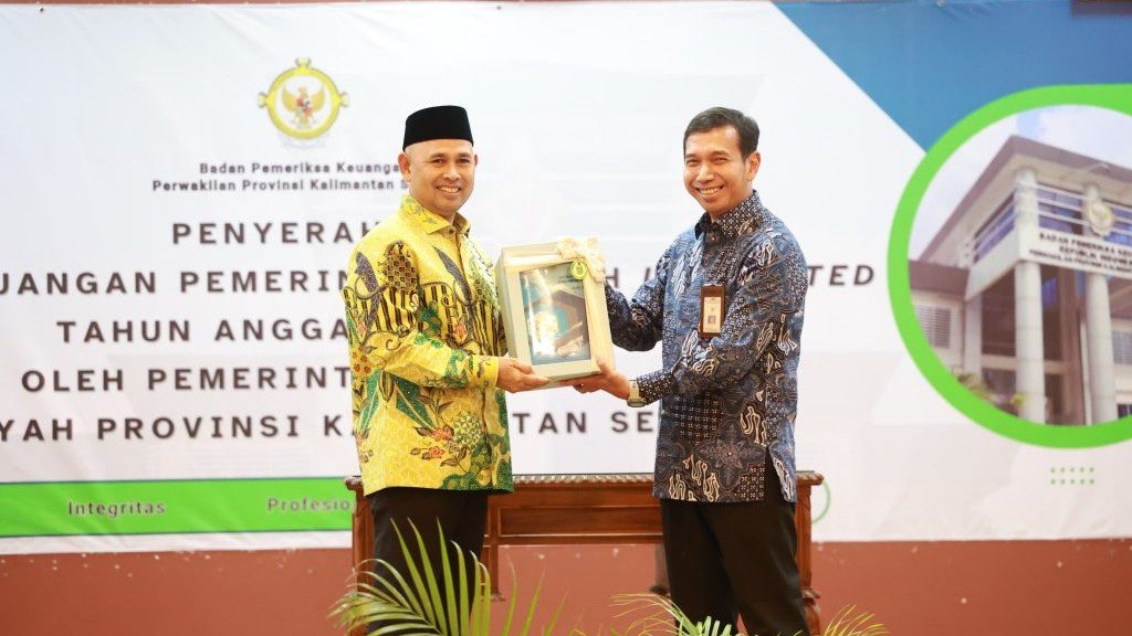 Penyerahan LKPD Unaudited Tahun Anggaran 2024 Tanbu di BPK Kalsel
